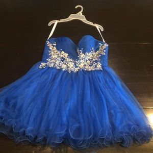formal strapless dress